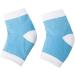 minkissy Socks Moisturizing Heel Socks for Cracked Heels Blue Open Toe spa Gel Socks for Lotion Overnight toeless spa Socks Vented Heel Socks Foot Cover Men and Women Protector Spa - Buy Online on GoSupps.com