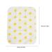 Waterproof Breathable Baby Mattress Changing Pad - Washable & Reusable for All Ages (Yellow) - Buy Online on GoSupps.com