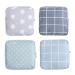 UUYYEO 4 Pcs Sanitary Napkin Storage Bags Menstrual Pad Cases Nursing Pad Pouch Mini Cosmetic Pouches Zippered Coin Purses Feminine Product Holders