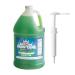 ZippySweets - Lemon Lime Flavour Snow Cone Syrup with Complimentary Pump 1 Gallon - Makes Up to 128 Shaved Ice Treats Perfect Shaved Ice Syrup for Parties and Gatherings