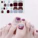 Buy 14pcs Waterproof Nail Polish Strips - Stunning Nail Art Decals & Sequins for Manicure Tips | International Shipping - Buy Online on GoSupps.com