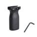 Janwien vertical handle water bomb accessories angled ergonomic handle vertical nylon AFG1 handle for 20mm picatinny rail system handle accessories black