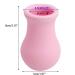 MonLiya Lips Enhancer Plumper Device - Pink Vase Type | Lip Pump Enlarger for Fuller, Bigger, Sexy Lips | Silicone Natural Pout Mouth Tool - Buy Online on GoSupps.com
