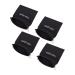 VINTORKY 4pcs Hair Dryer Storage Bag Travel Cosmetics Bag Hotel Hair Dryer Bag Blow Dryer Bag Fabric Black