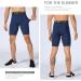 Yuerlian Men's Compression Shorts with Large Pockets - Cool Dry Sports Underwear for Running and Workouts - Buy Online on GoSupps.com