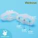 Welnove Bunion Corrector Toe Separators - Pack of 12, 2-Loop Big Toe Spacer for Bunion & Overlapping Toes (White) - Buy Online on GoSupps.com