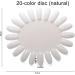10Pcs Natural False Nail Flower Wheel | 200 Color Plastic Display Board Template | Sunflower Shaped Manicure Nails Art Tools Pack - Buy Online on GoSupps.com
