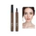 Generic 2024 Upgrade Magic Eyebrow Pencil 3D Waterproof Microblading Eyebrow Pencil Contouring Pen 4 Tipped Precise Brow Pen Magic Eyebrow Pencil (Dark Brow)