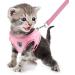 Femax Dog Harness & Linen Set - Soft Mesh Padded Reflective Adjustable for Walking & Training - XL (Chest 47-52 cm) - Pink - Perfect for Dogs & Cats - Buy Online on GoSupps.com