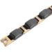 Magnetic Men's Bracelet for Pain Relief & Improved Sleep | Titanium Steel Black Gold - Buy Online on GoSupps.com