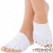 Pedimend Gel Lined 5 Toe Socks (1PAIR) - Moisturise Dry Skin - SPA Gel Open Toe Socks Therapeutic and Soothing for Aching Tired Feet - Separator Your Toes - Foot Care - Buy Online on GoSupps.com