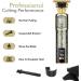 Professional Cordless Electric Trimmer for Men - Hair & Beard Grooming Kit with LED Display | Perfect Gifts for Men | Zero Gapped Edgers & Razor - Buy Online on GoSupps.com