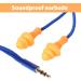 Reusable Corded Silicone Ear Plugs - Noise Cancelling Ear Protection for Work & Sleep | International Shipping - Buy Online on GoSupps.com
