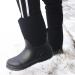 TENGTA Waterproof Insulated Fishing Hunting Boots - Black, Size 9 Women/8 Men - Buy Online on GoSupps.com