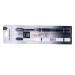 Matching couple brushes fashionable black and white toothbrush practical handle ideal for couples couple set black / white