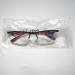 Magimodac Blue Light Filter Half Frame Reading Glasses - Rectangular 2.5 Diopter Visual Aid with PU Leather Case for Men & Women - Buy Online on GoSupps.com
