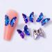 3D Nail Art Rhinestone Crystal AB Butterfly Charms Sparkle Nail Decoration Jewerlry Hand Craft DIY Accessories (MJ12)