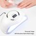 JEWHITENY 72W UV LED Nail Lamp with 4 Timers and Automatic Sensor for Gel Polish Curing - Buy Online on GoSupps.com
