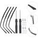 Shop Healeved Crystal Glasses & Upbrill Sunglasses - 2 Sets Repair Kit with Screws & Screwdriver - Black - Buy Online on GoSupps.com