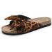 Shop Creev Women's Flat Sandals - Leopard Espadrille House Shoes Open Toe Platform Slip-Ins for Summer & Beach Outdoor - Buy Online on GoSupps.com