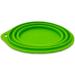 Silicon Dog Bowl with Carabiner Hooks 250ml Food & Water Bowl for Dogs & Cats (Green) Ideal for Travel - Buy Online on GoSupps.com
