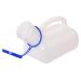 Leakproof Urinal Unisex Urinal Pee Bottle Urinals for Men White Plastic Material Easy Grip Handle 1000ML with Lid - Buy Online on GoSupps.com