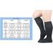 3XL Wide Plus Size Calf Compression Socks 20-30 mmHg for Men and Women - Black XXX-Large 3XL - Buy Online on GoSupps.com