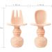 Pandaear 2 Series Silicone Baby Plates - Divided Non-Slip Suction Plates with 2 Baby Forks | BPA Free BLW Dining Set for Kids - Buy Online on GoSupps.com