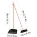 YJ Wooden Broom Dustpan Set - Soft Fur Broom with Durable Beech Handle | Anti-Tilt Design | Ideal for Kitchen Bedroom & Garage - Buy Online on GoSupps.com