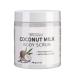 Moisturizing Coconut Oil Milk Peeling Cream for Face Hands & Lips - All Skin Types - Buy Online on GoSupps.com