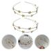 Fomiyes 2-Piece Star Hair Ties & Double-Row Headband | Christmas Hair Jewelry & Gifts for Women Girls & Children | Perfect for Weddings & Parties - Buy Online on GoSupps.com