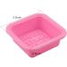 1pc Handmade Soap Mold Handmade Soap Mold Multi Usage Words Soap Mold Reusable Square Silicone Mould for Kitchen Pink - Buy Online on GoSupps.com