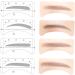 FOMIYES 12pcs 48 Eyebrow Styling Tool Eyebrow Card Eyebrow Stencils Sticker Eyebrow Trimming Eyebrow Pencil - Buy Online on GoSupps.com