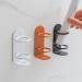 Toothbrush Holder Cosmetic Storage Toothpaste Holder for Electric Toothbrush for Bathroom (White)