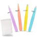 4 pieces tweezers set tweezers plucking eyebrows precise stainless steel for women men eyelash tweezers tweezette hair removal twezerman tweezers for ingrown hair splinter face