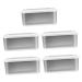 Alipis 5pcs Holder Stainless Food Portable Keeper Crisper Case Picnic Refrigerated Noodle Bread Fresh Lid
