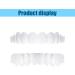 Jiazhou Hub Temporary Prostheses: 2 Pairs Cosmetic Veneers & Snap-On Dentures for a Natural Smile - Buy Online on GoSupps.com