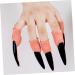 Toyvian Halloween Costumes Witch Nail Art Zombie Finger Nail Fake Witch Nail Claw Witch Finger Fake Witch Nail Finger Finger cots Pearlescent Halloween Costume - Buy Online on GoSupps.com