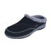 Orthofeet Innovative Orthopedic Slippers for Women - Ideal for Plantar Fasciitis Foot & Heel Pain Relief. Arch Support Slippers Cushioning Ergonomic Sole & Extended Widths - Charlotte 7 Black
