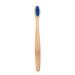 Irfora Natural Bamboo Toothbrush Soft Bristles Biodegradable Eco-Friendly Toothbrush for Men and Women Blue