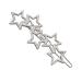Set of 2 Silver Star Hair Clips - Stylish Hair Accessories for Women | Perfect Hairpins & Clamps - Buy Online on GoSupps.com
