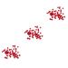 HOMSFOU 300 Pcs Winter Decor for Home Household Decor Red Home Decor Light House Decorations for Home Red Decor Home Decoration Home Accents Decor Berry Decor Rodless Red Berries Redx3pcs 1x1cmx3pcs