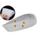 Buy X-Large SEBS Shoe Heel Pads for Men - Anti-Wear Foot Shock Absorption Comfort for Heel Spurs & Cracked Heels - White - Buy Online on GoSupps.com