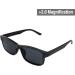 Global Vision Reading Glasses +2.0 Magnification | Gray Frame Clear Lens Polarized Clip-On Shades - Enhance Your Vision Worldwide - Buy Online on GoSupps.com