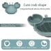 Silicone Suction Plate for Babies - Non-Slip Toddler Placemat with Strong Suction Cup - BPA-Free, Dishwasher & Microwave Safe - Olive - Buy Online on GoSupps.com