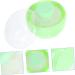 FOMIYES 6 Pcs Powder Puff Travel Set - Baby Powder, Lotion, Makeup - Green Sponge Container | Empty Box for Makeup & Baby Products - Buy Online on GoSupps.com