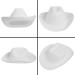 Zodaca Western Felt Cowboy Hat - Adult Size, White - Unisex Costume Accessory - Buy Online on GoSupps.com