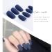 Buy Sethain Matt Oval Blue False Nail Tips - 24 Medium Press-On Fingernails for Women & Girls - Complete Cover - Buy Online on GoSupps.com