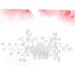 DOITOOL Side Hair Comb 1pc Bridal Headpieces for Wedding Crystal Hair Comb Hair Jewels for Women Wedding Hair Accessories Wedding Hair Comb for Bride Acrylic Hair Comb Hairpin White - Buy Online on GoSupps.com