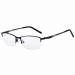 Metal Half Rim Anti-Blu-Ray Computer Reading Glasses +0.75 Strengths Black Frame Readers Eyewear